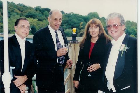 Joe Acquavella, wife and friends